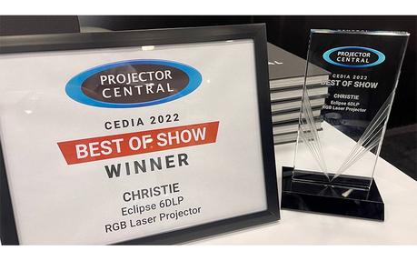 Le vidéoprojecteur Christie Eclipse reçoit le Best of Show au CEDIA Expo 2022