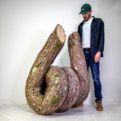 Sculptures d'arbres tordus de  Monsieur Plant