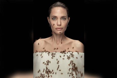 Un portrait d'Angelina Jolie couverte d'abeilles a été nommé l'un des lauréats des Siena International Photo Awards 2022.
