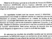Cameroun- Incendie Sopecam: Voici réaction direction générale