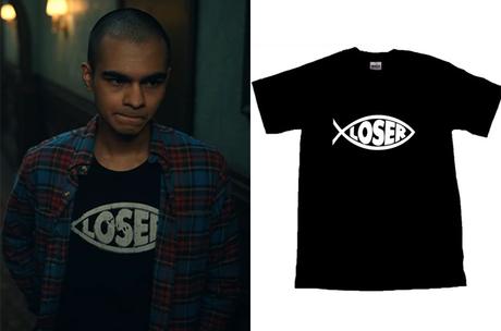The Midnight Club :  Amesh’s loser fish print t-shirt in S1E01