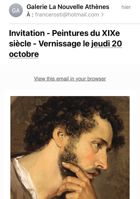 Galerie – La Nouvelle Athènes –  » Peintures du XIX siècle «