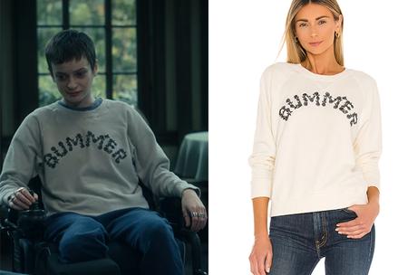 THE MIDNIGHT CLUB : Anya’s bummer print sweatshirt in S1E02
