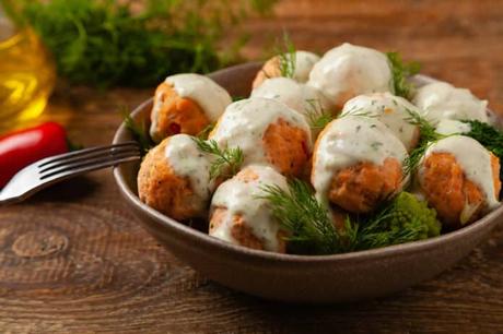 Boulettes de saumon au four