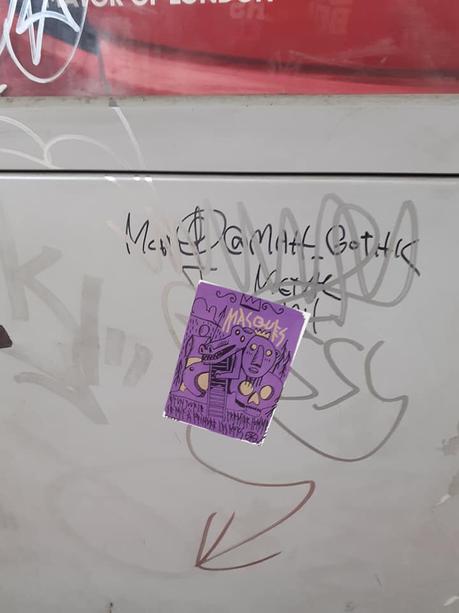 Collages stickers et skulls à Londres