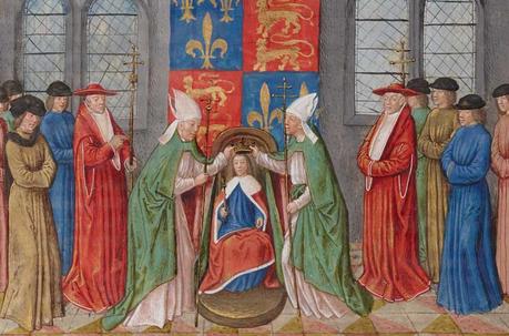 Le sacre d'Henri VI à Paris, des Anciennes chroniques d'Angleterre, XVe siècle.