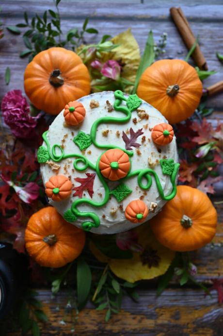 Pumpkin spice cake, un gâteau qui égaye l’automne et idéal pour le cocooning !