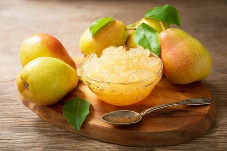 Confiture poires à la vanille : parfaite pour le petit-déjeuner.