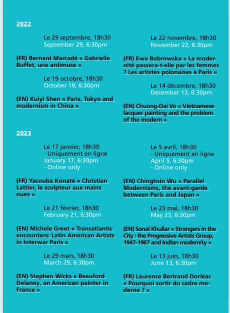 Institut Giacometti – Conférences de l’Ecole des modernités –
