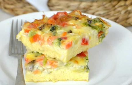 Gâteau Salé Léger aux Légumes Express ww