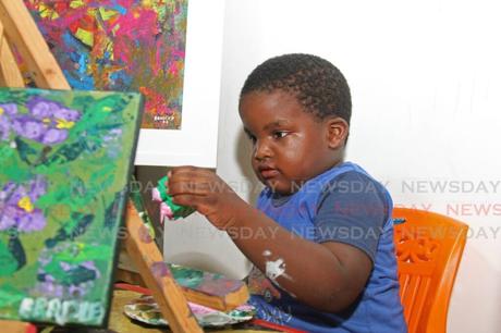 Le travail d’un enfant de 3 ans exposé à la galerie La Romaine