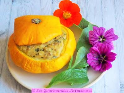 Pâtisson farci complet et hyper savoureux (Vegan)