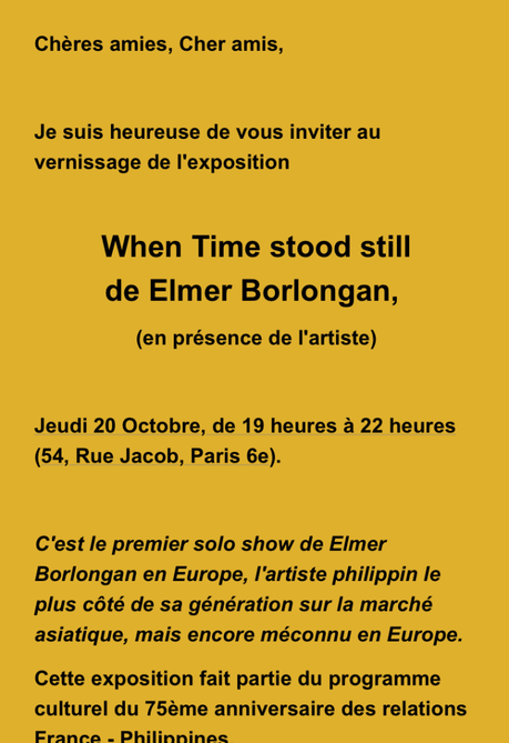 Galerie Géraldine Banier « When Time Stood Still » à partir du 20 Octobre 2022.
