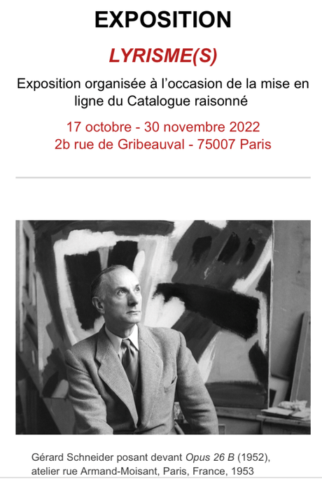 Galerie Diane de Polignac  » Gérard Schneider «