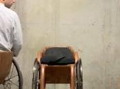 Grâce bois, Paul Livron réinvente fauteuil roulant