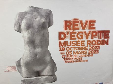Musée RODIN   » Rêve d’égypte  » depuis le 18 Octobre 2022.