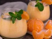 Smoothie mandarine pour renforcer votre système immunitaire.