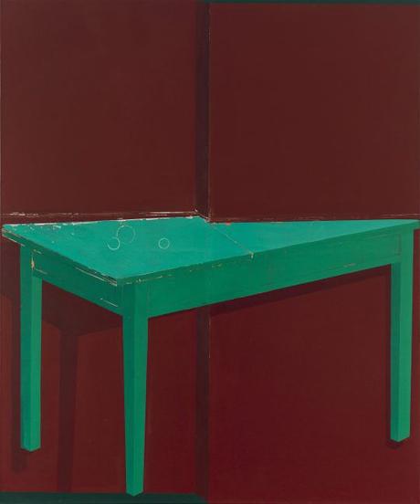  Leng Guangmin, Équilibre horizontal, 2014. Acrylique et techniques mixtes sur toile, 180 × 150 cm