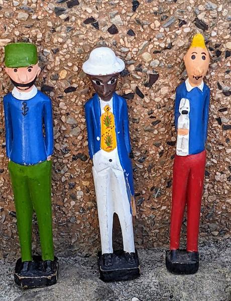 Tintin en Italie sur la promenade du golfe de Lerici