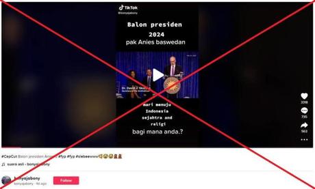 Vidéo d’Obama dévoilant son propre portrait trafiqué pour insérer l’image d’un politicien indonésien