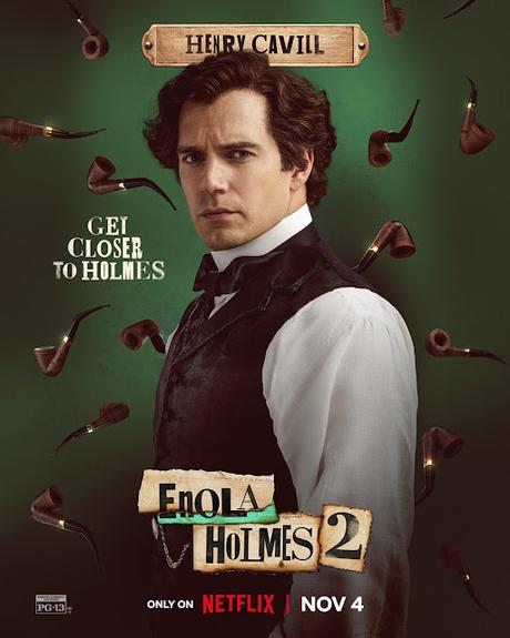 Affiches personnages US pour Enola Holmes 2 d'Harry Bradbeer