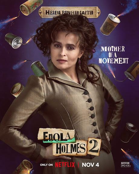 Affiches personnages US pour Enola Holmes 2 d'Harry Bradbeer