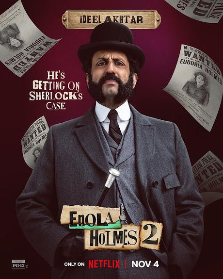 Affiches personnages US pour Enola Holmes 2 d'Harry Bradbeer Affiches personnages US pour Enola Holmes 2 d'Harry Bradbeer