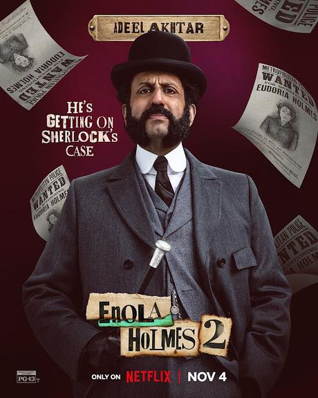 Affiches personnages US pour Enola Holmes 2 d'Harry Bradbeer