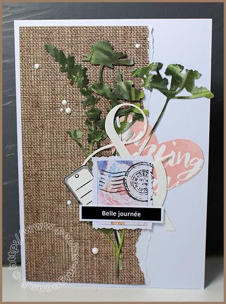 Timbres maison et carte scrap #1534