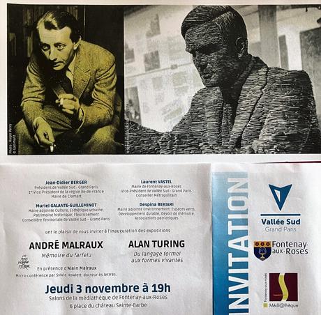 André Malraux  » Mémoire du farfelu  » Alan Turing  « du langage formel aux formes vivantes »
