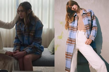 THE WATCHER : Ellie’s plaid shacket in S1E05