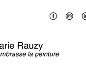 Galerie Marie Vitoux prochaine exposition Rauzy. j’embrasse peinture