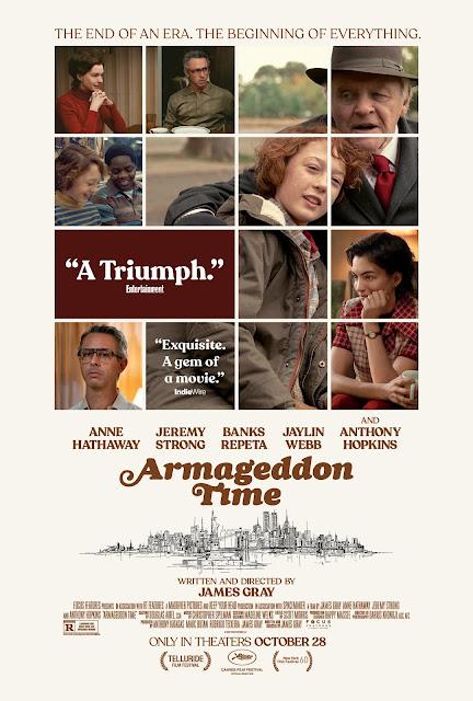 Nouvelle affiche US pour Armageddon Time de James Gray
