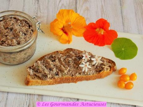 Pâté végétal aux haricots noirs et aux champignons (Vegan)