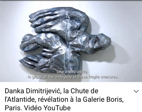 Galerie Boris G.B. exposition Danka Dimitrijevic  » La chute de la Nouvelle Atlantide »