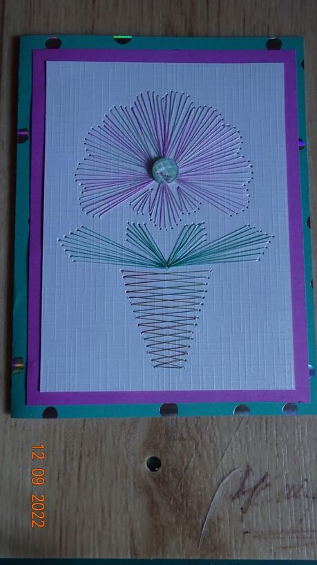 Mes ouvrages - quelques nouvelles cartes brodées