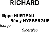 Galerie Richard exposition Philippe Hurteau Rémy Hysbergue partir Octobre 2022.