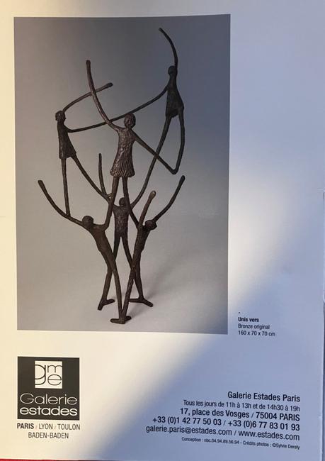 Galerie Estades exposition : Sylvie Derelly (bronzes) à partir du 19 Novembre 2022.