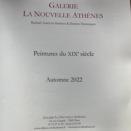 Galerie La Nouvelle Athènes – « Peintures du XIXe siècle » jusqu’au 10 Novembre 2022.