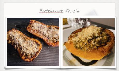 Butternut farcie à la semoule et aux légumes Butternut farcie à la semoule et aux légumes