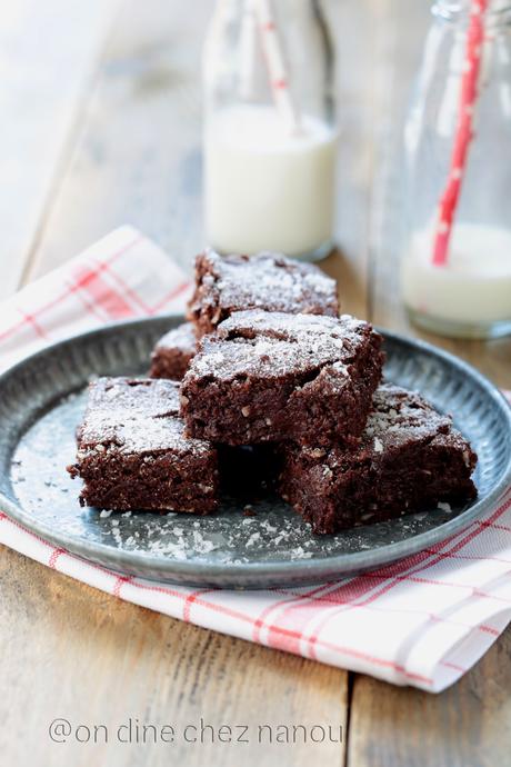 Brownie healthy sans allergènes à la noix de coco Healthy , santé , brownie , noix de coco , huile de coco , sans beurre , sans blé ; sans oeuf