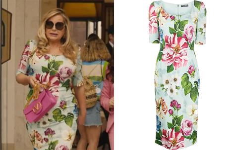 THE WHITE LOTUS : Tanya’s floral dress in S2E01