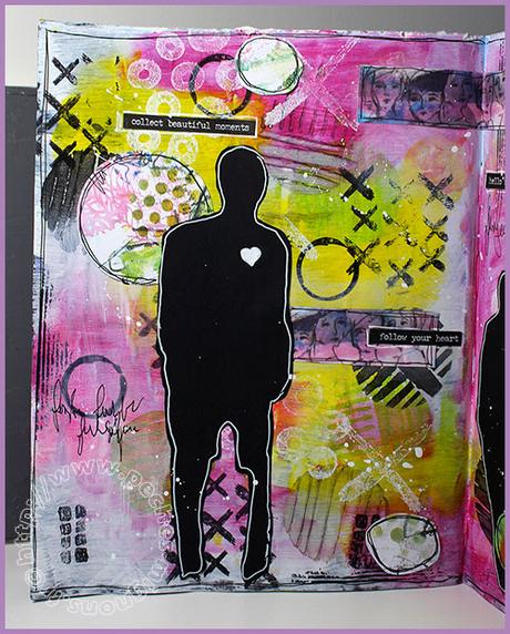 Art journal #42 – Avec du Dina Wakley
