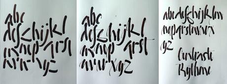 Journal graphique : from asemic to calligraphic