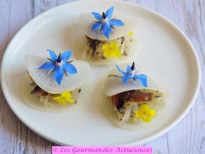 Ravioles de radis d'hiver en chaud-froid (Vegan) Ravioles de radis d'hiver en chaud-froid (Vegan)