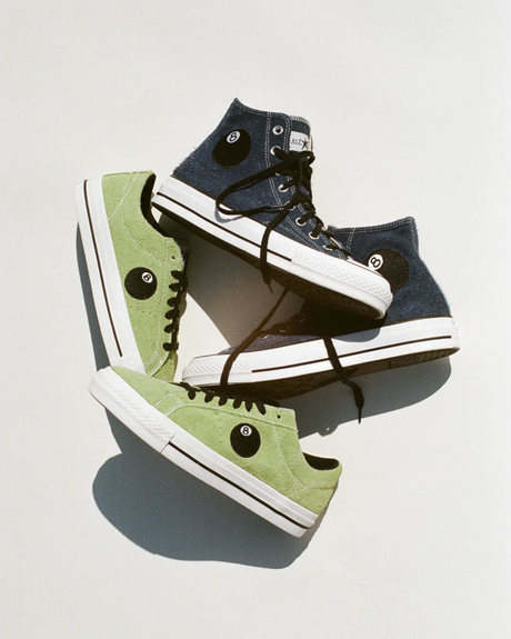 Converse habille ses paires de la Stüssy Eight-Ball