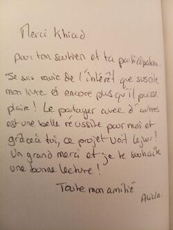 Réception Ulule du 4 Novembre 2022