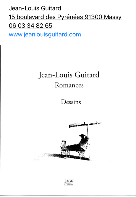 Un livre – des dessins -« Romances » de Jean-Louis Guitard