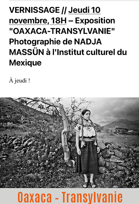 Institut Culturel du Mexique – « Oaxaca- Transylvanie » Nadja Massun – à partir du 10 Novembre 2022.