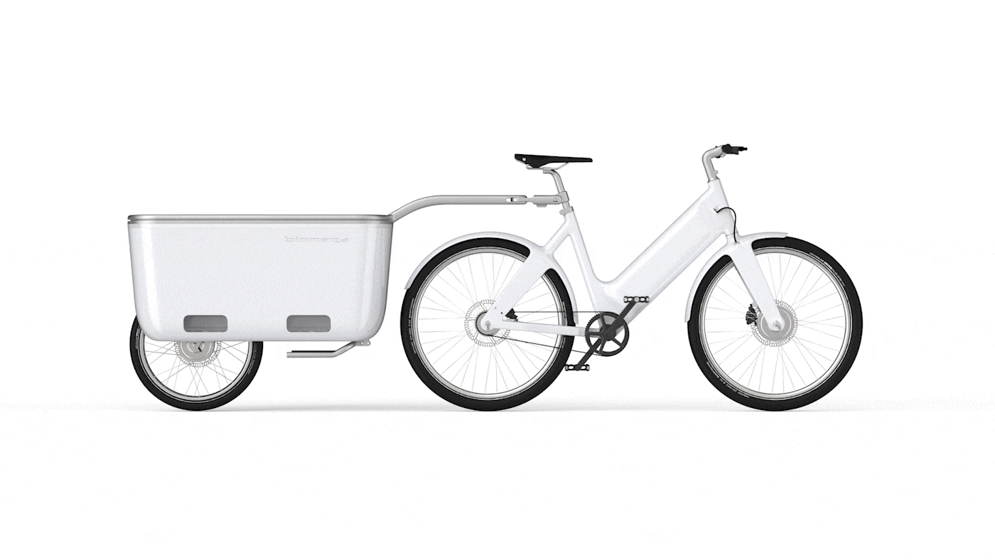Biomega EIN : la remorque électrifiée innovante pour vélo Biomega EIN : la remorque électrifiée innovante pour vélo